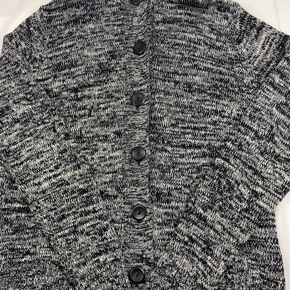 High Sierra- Sweater. Black. PXL. 90% Cotton , 10% Wool. Thick. Buttons Down. - Picture 1 of 6